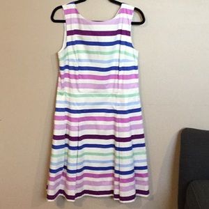TALBOTS summer stripe dress NWT. NSNP